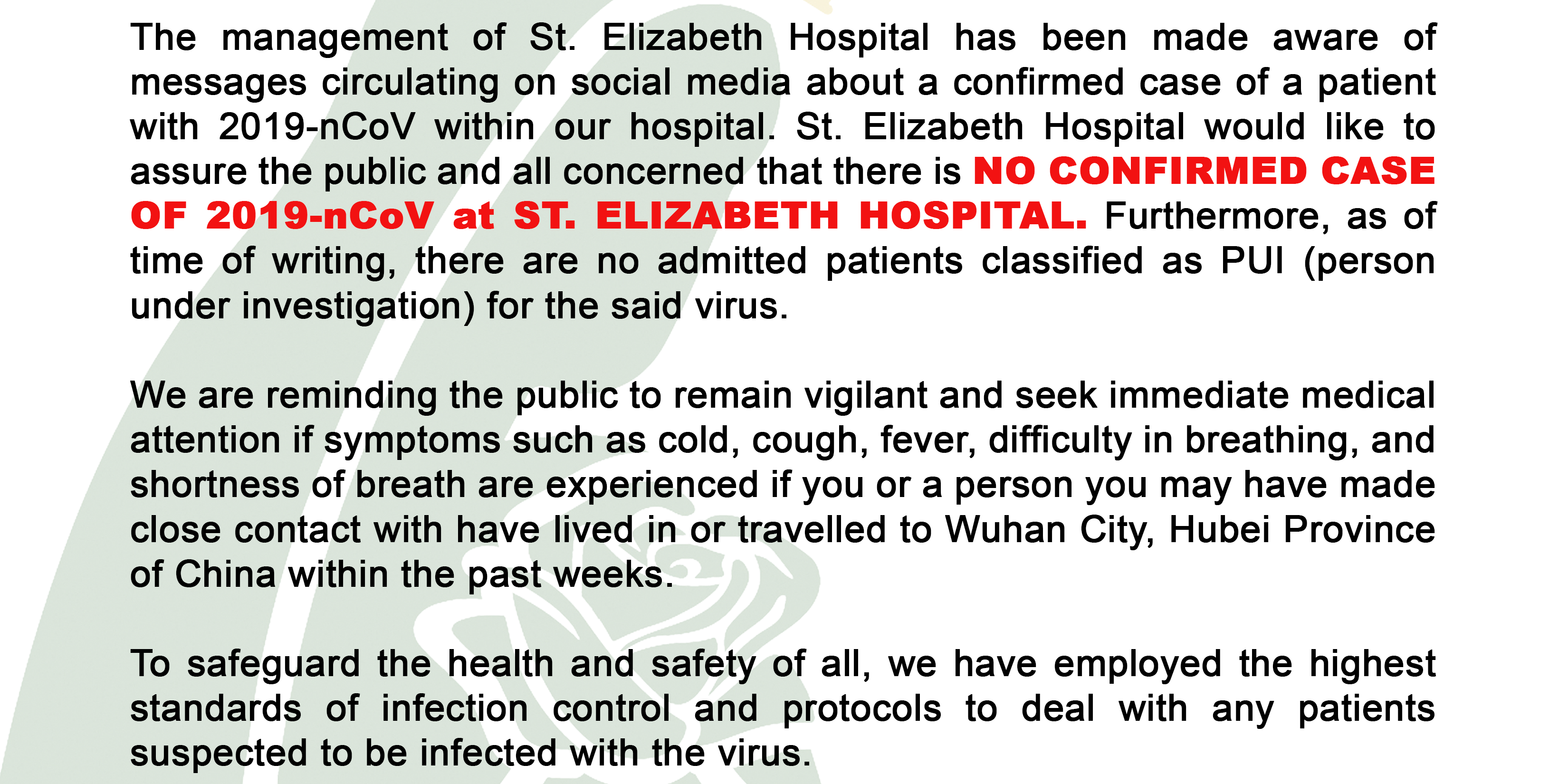 st elizabeth hospital telephone number