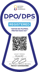 National Privacy Commission DPO/DPS Registered seal, valid until 09 June 2027